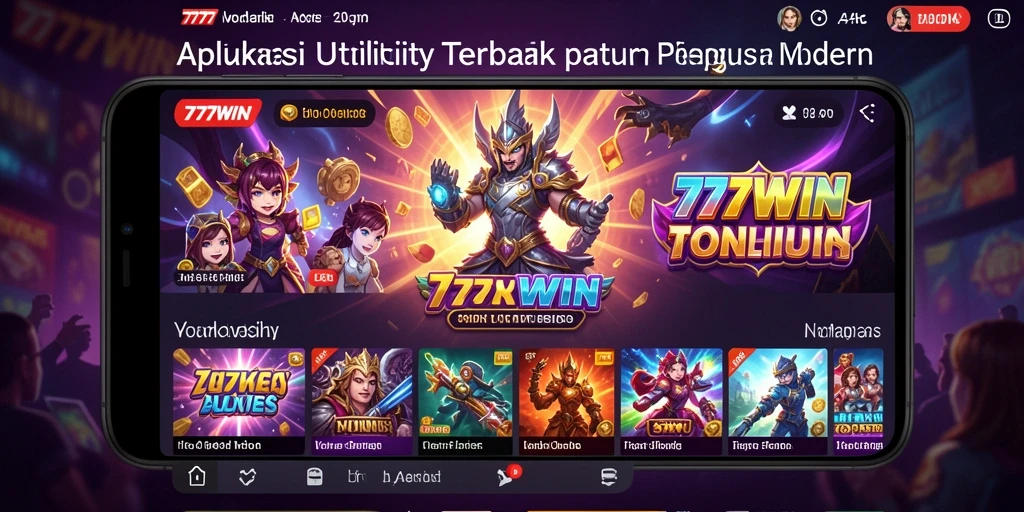 Screenshot utama 777WIN menampilkan fitur pemantauan sumber daya.
