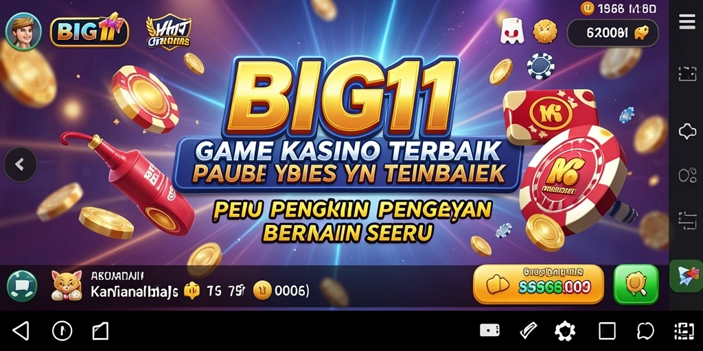 Tampilan menawan gameplay Kasino di BIG11.