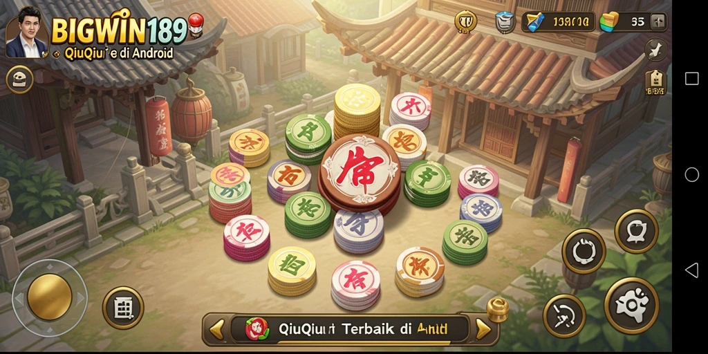 Screenshot utama BIGWIN189 menampilkan gameplay QiuQiu yang seru.