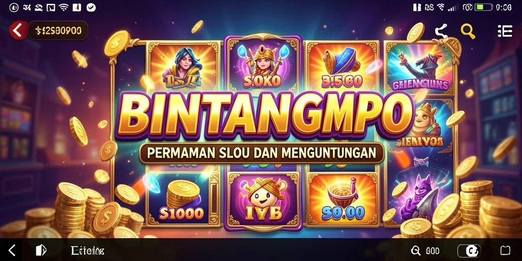 Tampilan menarik dari gameplay Slot BINTANGMPO yang seru.