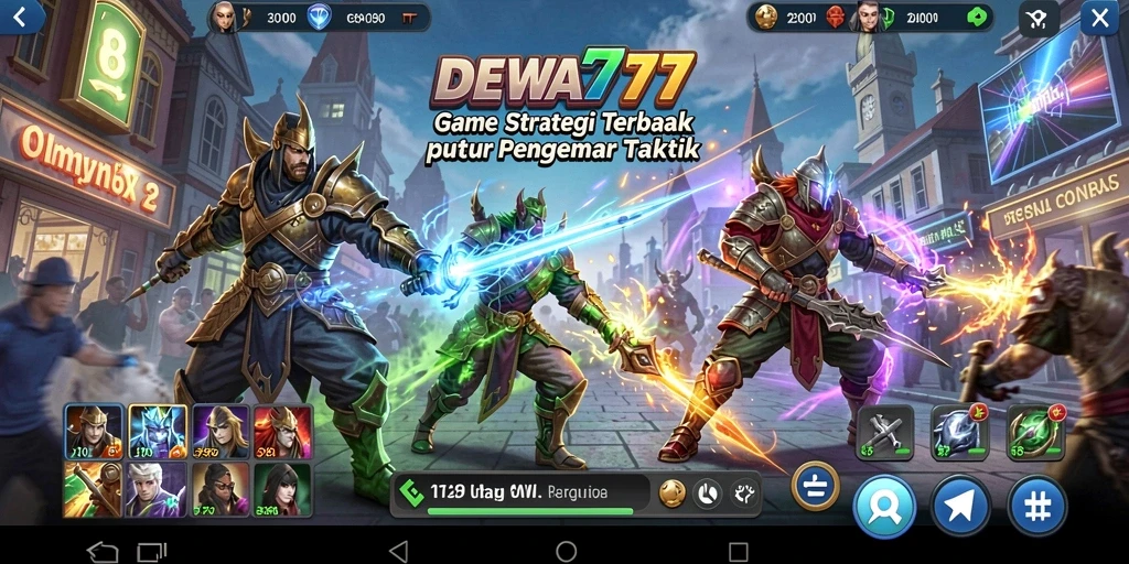Tampilan gameplay seru DEWA777 dengan strategi mendalam.