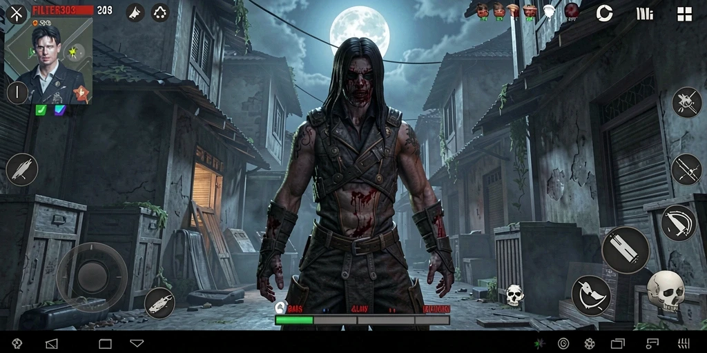 Gameplay menegangkan dengan elemen horor yang mendalam.
