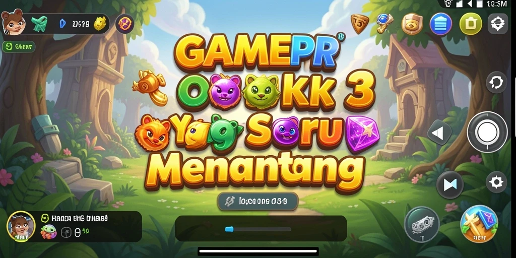 Tangkapan layar GAMERP menampilkan aksi mencocokkan elemen Match-3 yang seru.