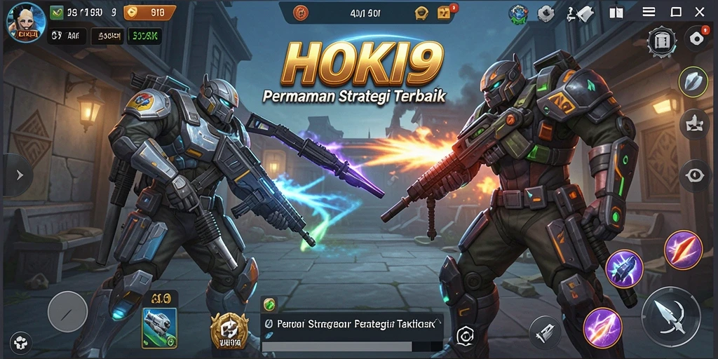 Screenshot HOKI9 menampilkan aksi strategis dalam pertempuran.