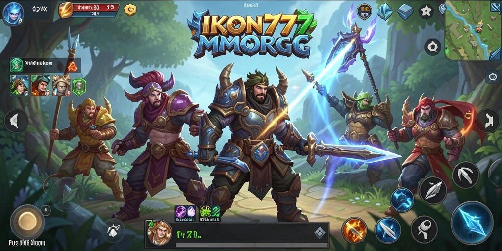 Tangkapan layar menunjukkan petualangan seru dalam game MMORPG.