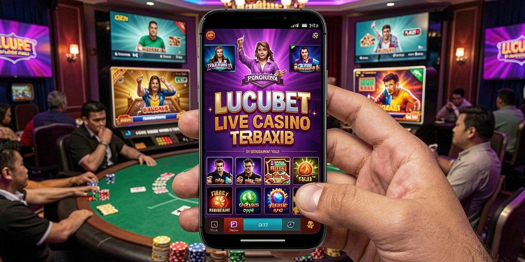 Tampilan permainan Live Casino yang menarik di LUCUBET.