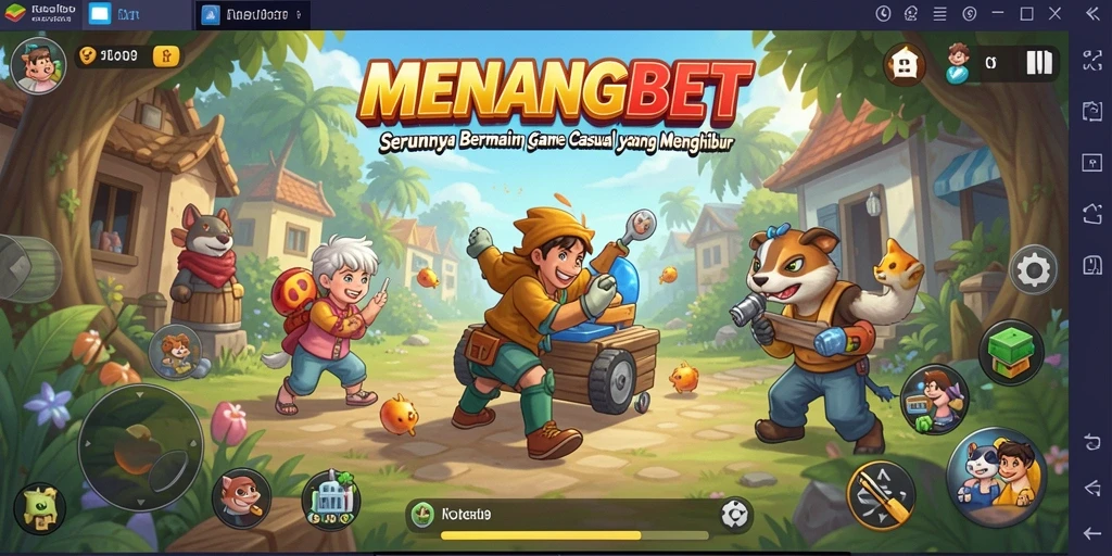 Tampilan seru dari gameplay MENANGBET yang santai dan menghibur.