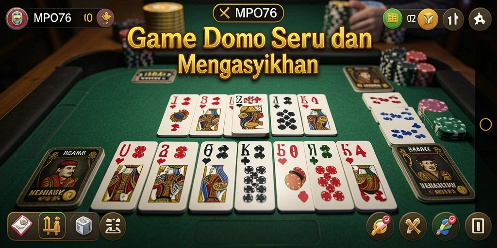 Gameplay seru dan menantang dari MPO76 di dunia Domino.