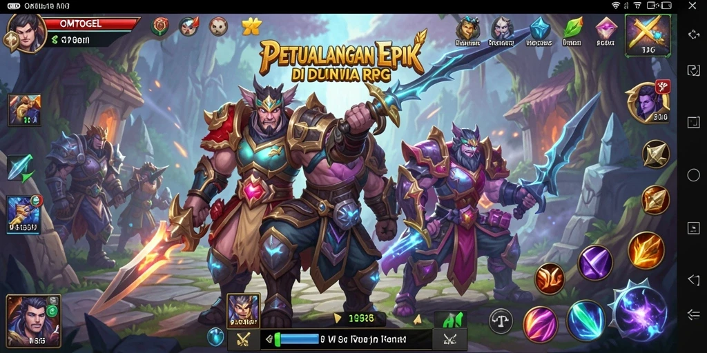 Tangkapan layar gameplay OMTOGEL yang menampilkan momen pertempuran epik.