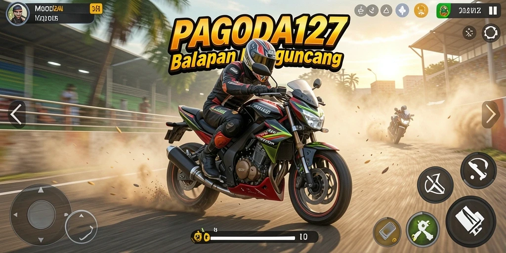 Gameplay seru balapan motor di PAGODA127.