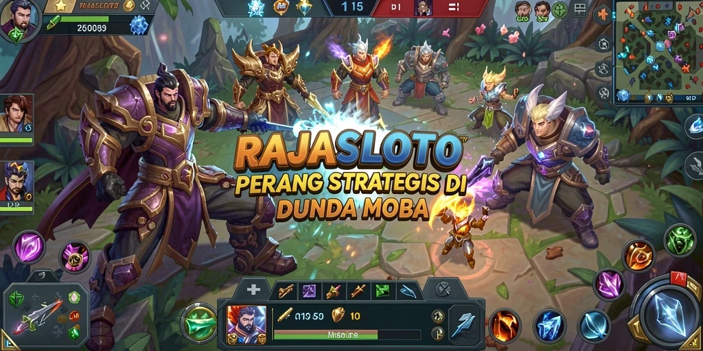 Tampilan luar biasa dari gameplay RAJASLOTO yang seru.