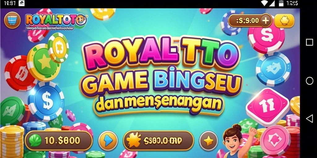Tampilan gameplay seru dalam ROYALTOTO ketika bermain Bingo.
