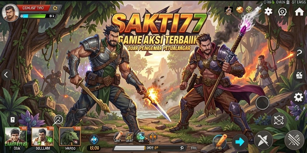 Tampilan gameplay SAKTI77 dengan serangan aksi yang mendebarkan.