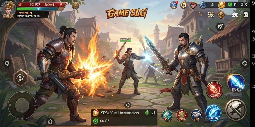 Tampilan gameplay dinamis dan seru di SD107.